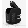 2 Port Portable Charger Home Car Phone Charger